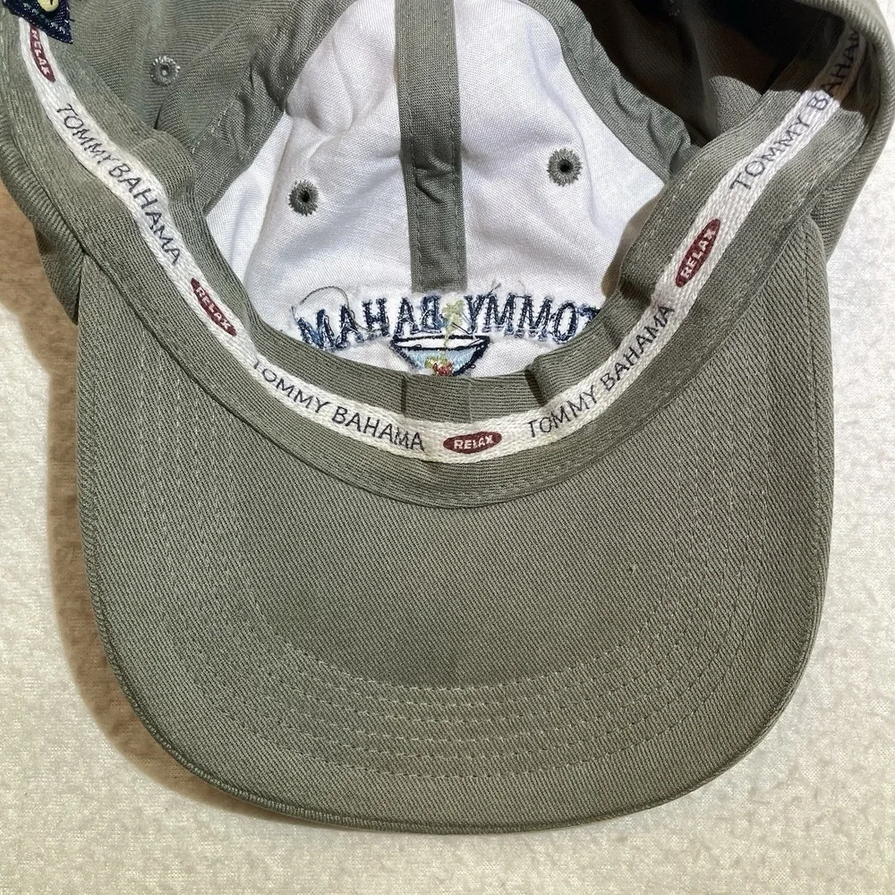 Tommy Bahama Relax‎ Hat Tiki Strap Back Cap Vacation Bar None Martini Cocktail